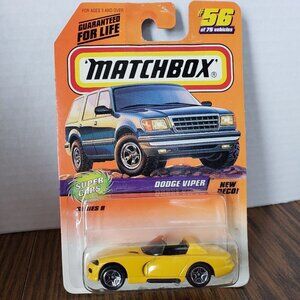 1997 Matchbox Dodge Viper # 56 of 75 Super Cars Series 8